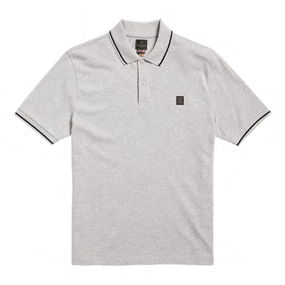 Picture of Lustleigh Grey Marl Polo T-Shirt