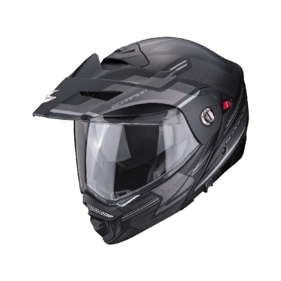 Picture of Scorpion ADX-2 CARRERA MATT BLK -SIL Helmet