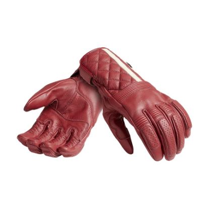 Picture of Sulby Leather Glove Red/Bone