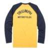Picture of Blackwell Long Sleeve Tee In Gold And Navy