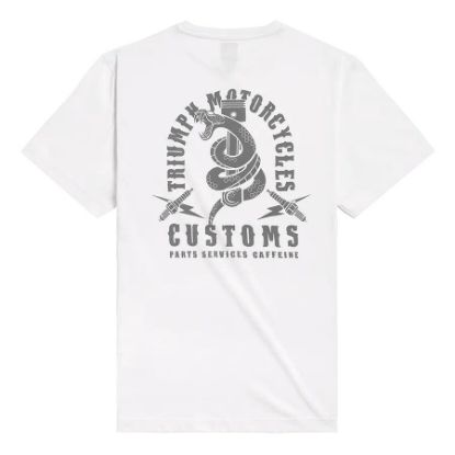 Picture of Snake Pit White/Grey Graphic Men's Tee