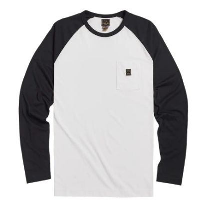 Picture of Blackwell Long Sleeve Tee In White And Black