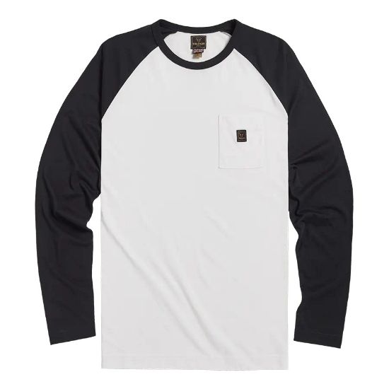 Picture of Blackwell Long Sleeve Tee In White And Black