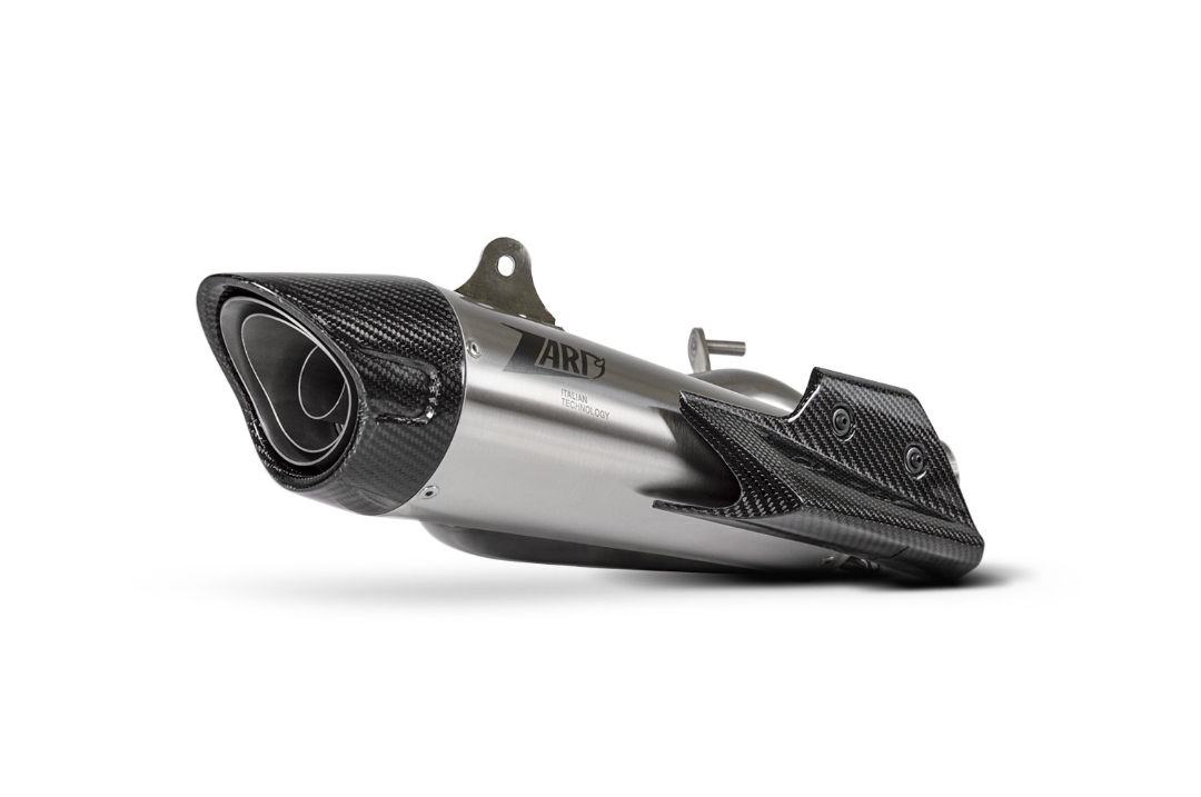 Picture of Zard Street Triple 765 RS Stainless Steel Silver Racing Exhaust (2018-2023)