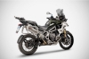 Picture of Zard Tiger 1200 Stainless Steel Racing Exhaust (2022+) Pannier Friendly