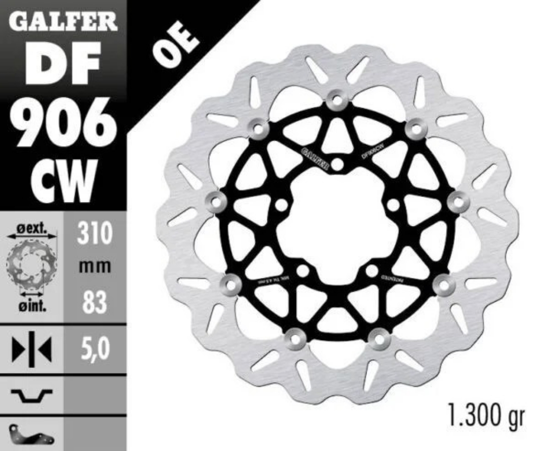 Picture of Galfer - 310mm Floating Wave® Rotor – Single Front Disc