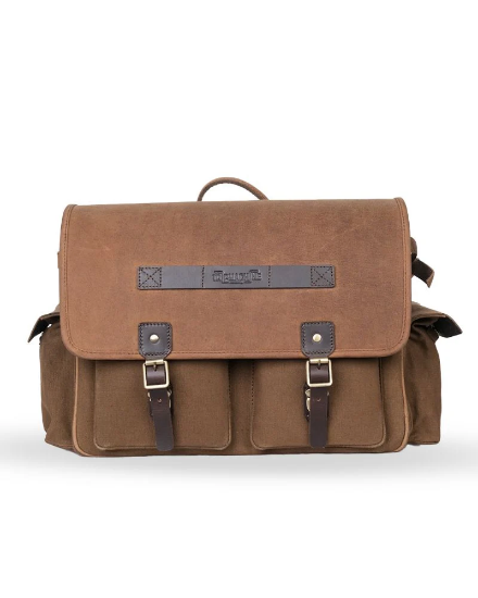 Picture of Trip Machine Expedition Saddlebag PAIR Bonneville (2016+) - Brown & Tobacco