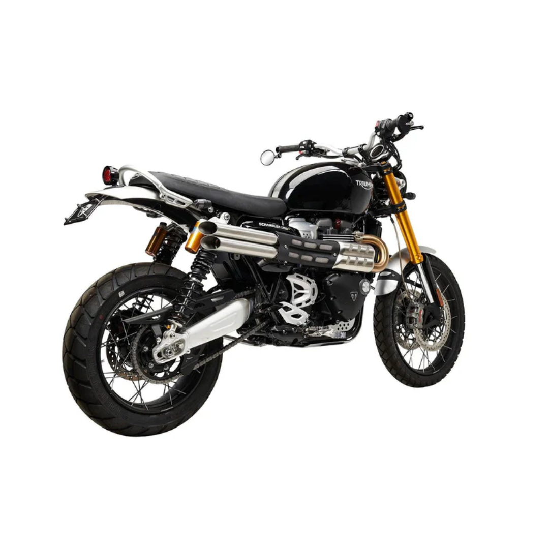 Picture of Slash Cut Shotgun Slip On Exhaust Triumph Scrambler 1200 XC / XE