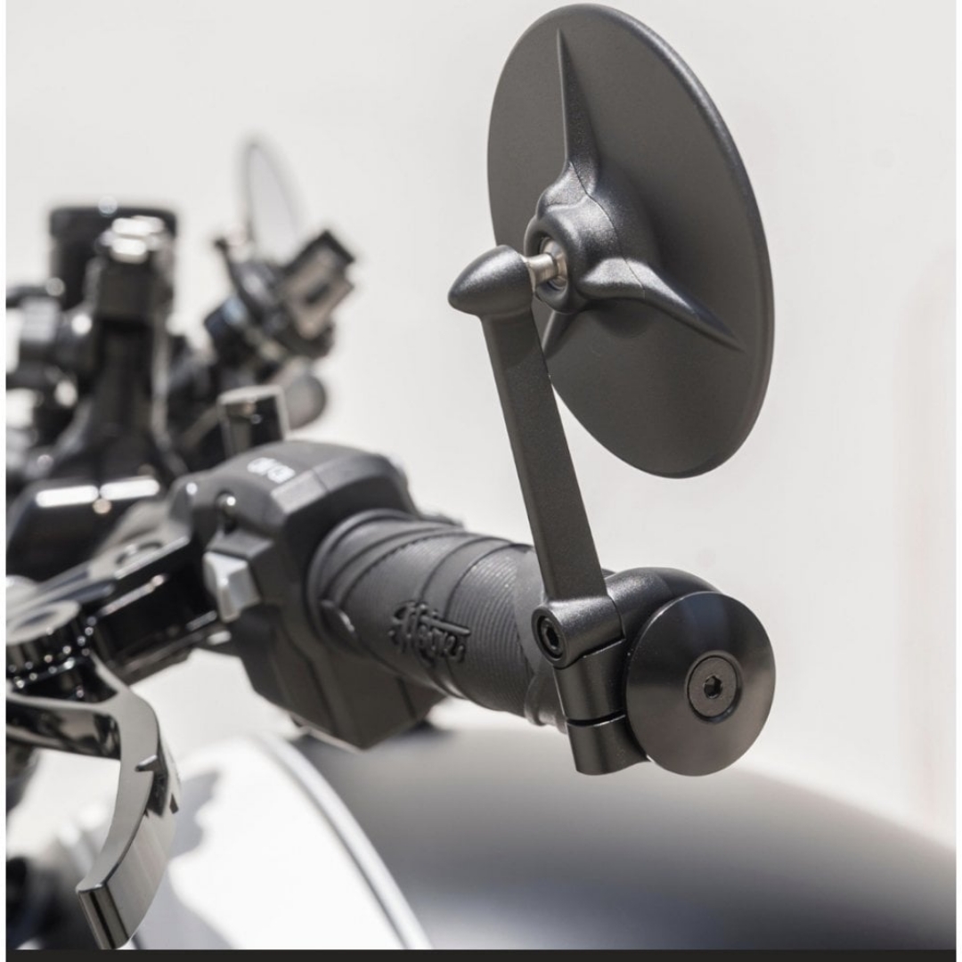 Picture of Motone PATRIOT Grips - Union Jack - Inch Handlebar Models - BLACK