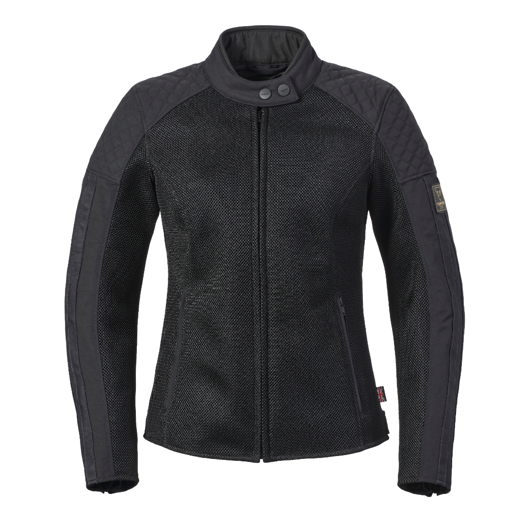 Picture of Braddan Womens Retro Mesh Jacket Black