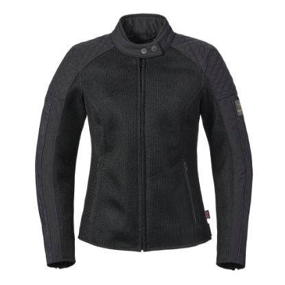 Picture of Braddan Womens Retro Mesh Jacket Black
