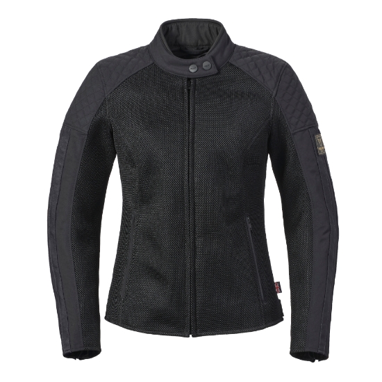 Picture of Braddan Womens Retro Mesh Jacket Black
