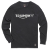 Picture of Bettmann Long Sleeve Waffle Black Top