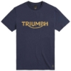 Picture of Bamburgh Embroidered Logo Black Iris T-Shirt
