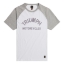 Picture of Saltern Contrast White/Grey Marl Tee