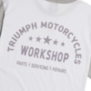 Picture of Fenland Contrast White/Grey Marl Tee