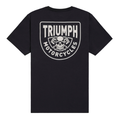 Picture of Piston Rich Black/Bone Tee