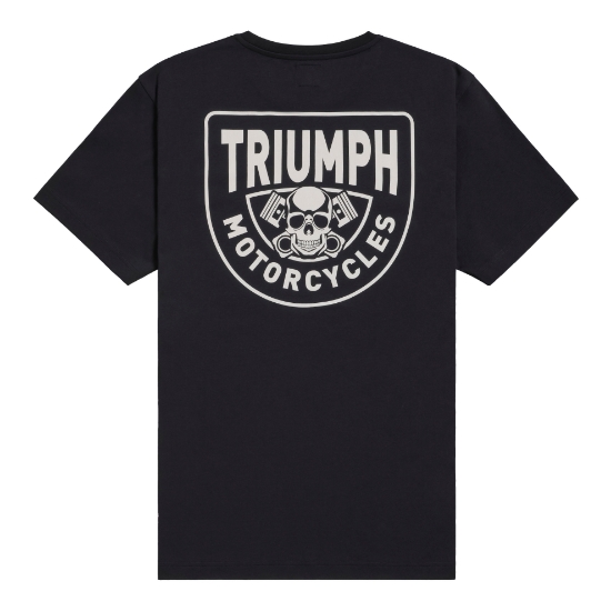 Picture of Piston Rich Black/Bone Tee