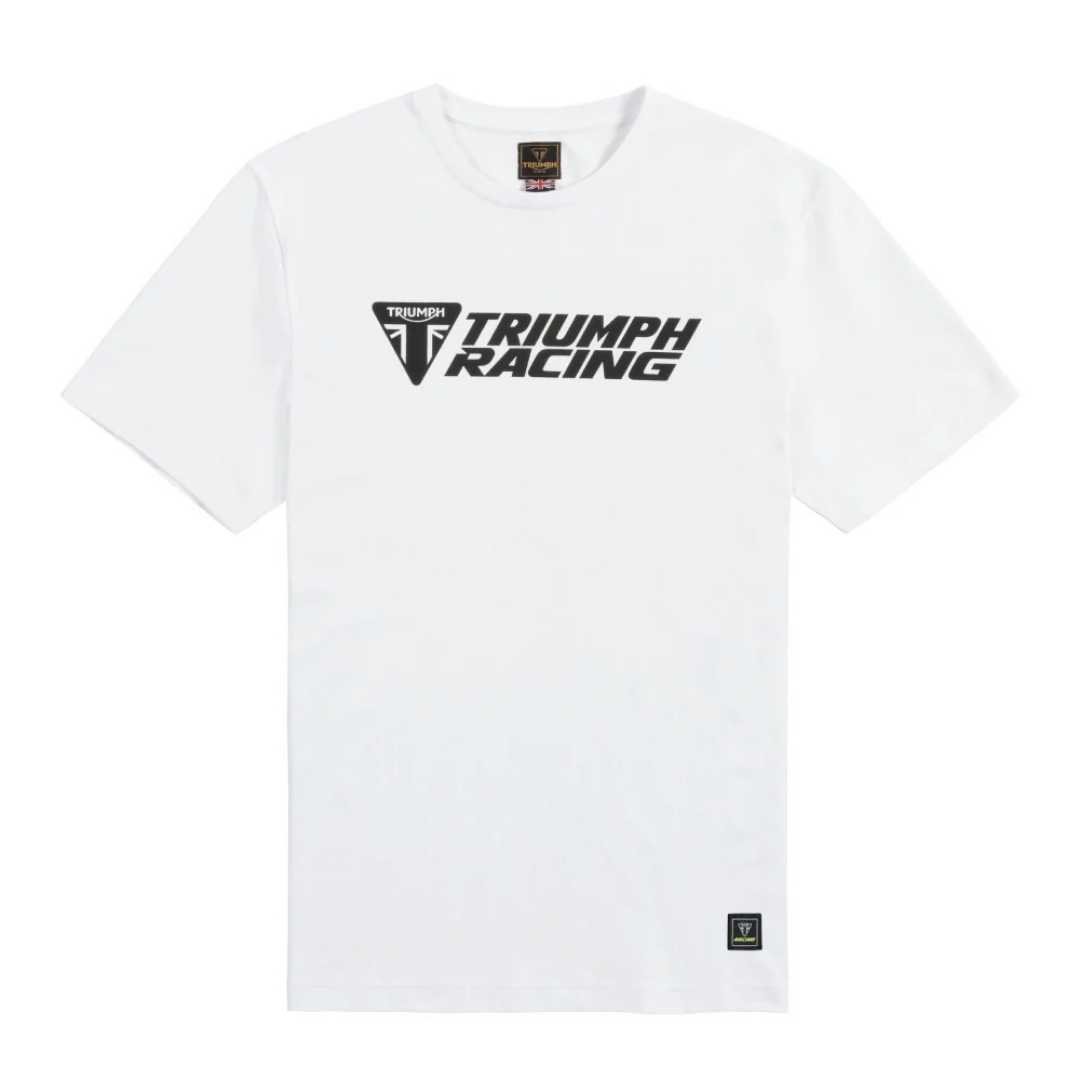 Picture of Triumph Racing Logo Tee in White