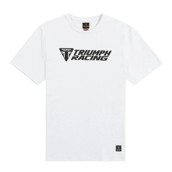 Picture of Triumph Racing Logo Tee in White