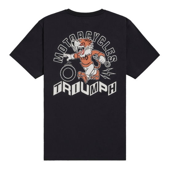 Picture of Tiger Pit Stop Tee in Black