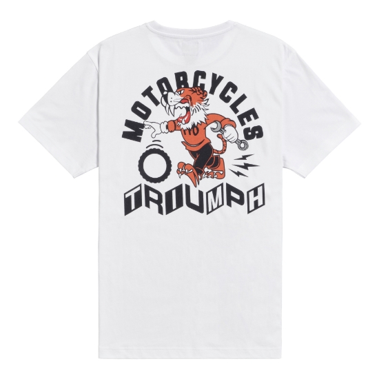 Picture of Tiger Pit Stop Tee in White
