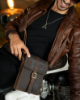 Picture of moto sling bag-Mocha