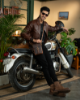 Picture of Trip Machine Moto Sling Bag -Cognac