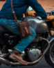 Picture of Trip Machine Moto Sling Bag -Cognac