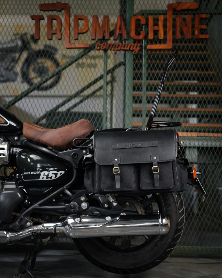 Picture of Trip Machine Expedition Saddlebag PAIR Bonneville (2016+) - Black