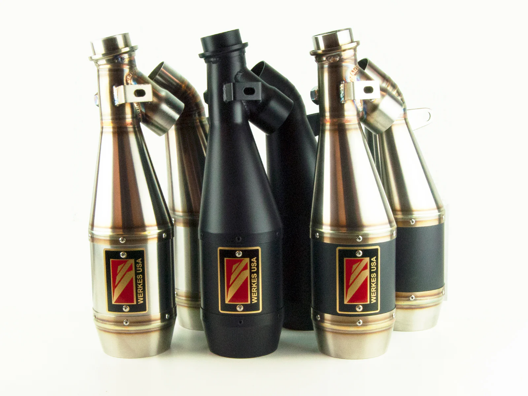 Picture of Competition Werkes Rocket 3 Slip-On Exhaust (2020+)