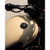 Picture of Motone TELSTAR Low Profile Fuel Gas Cap - Billet Aluminium - Black