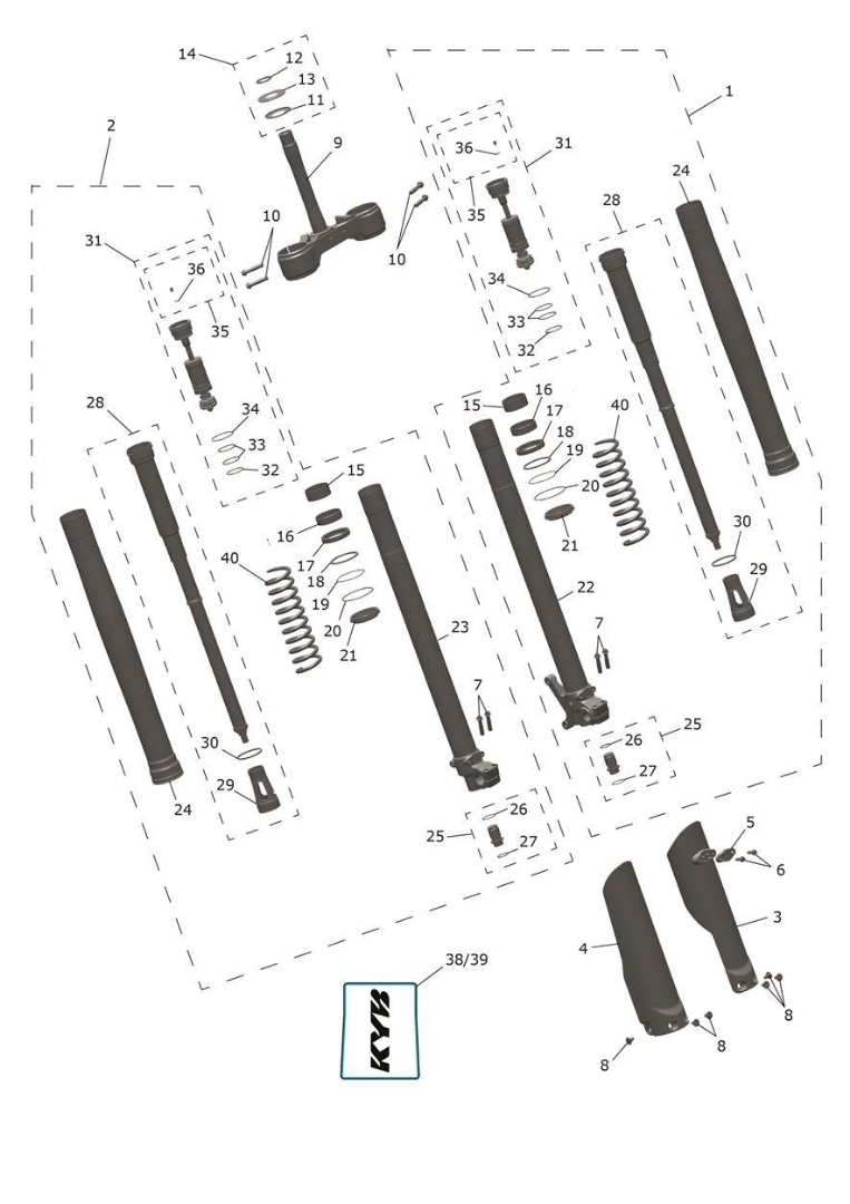 Picture of Fork Bush Kit