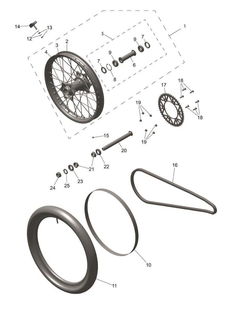 Picture of Rear Sprocket ,52T