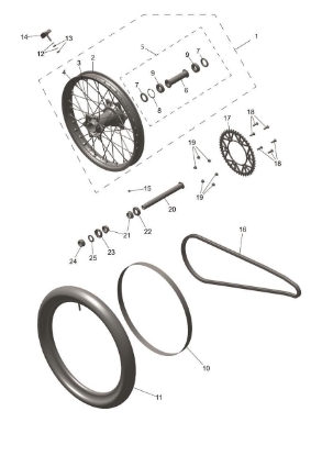 Picture of Rear Sprocket ,52T