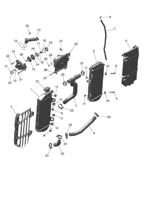 Picture of Radiator Assy, LH,28 mm Core 