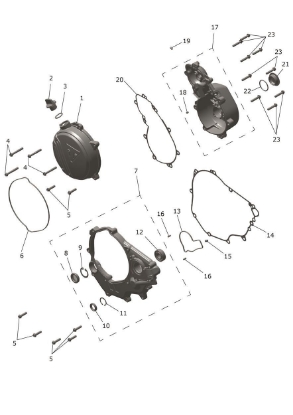 Picture of Seal, Formed, Clutch Cover -TF450E