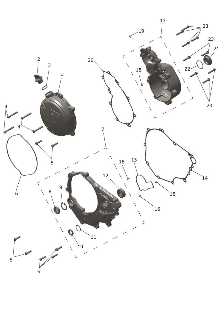 Picture of Alternator Cover Assembly - TF450E