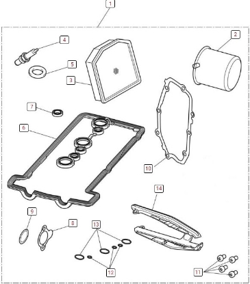 Picture of Tiger 900 - Major Service Kit 